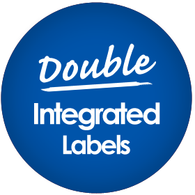 Double integrated labels