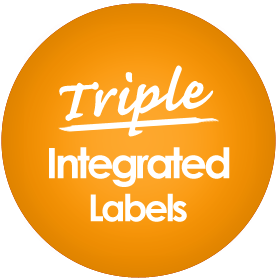 triple integrated labels