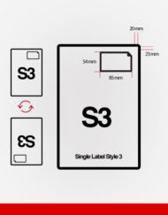 S3 Single integrated labels