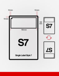 S7 single integrated labels