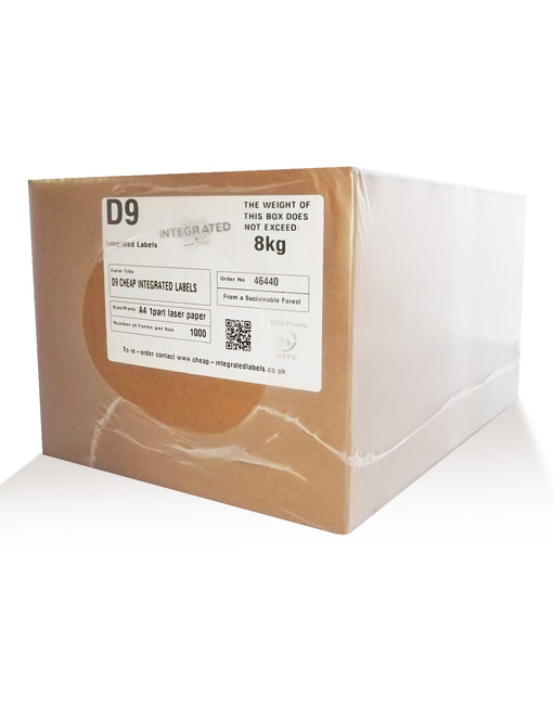 D9 DOUBLE INTEGRATED LABELS BOX