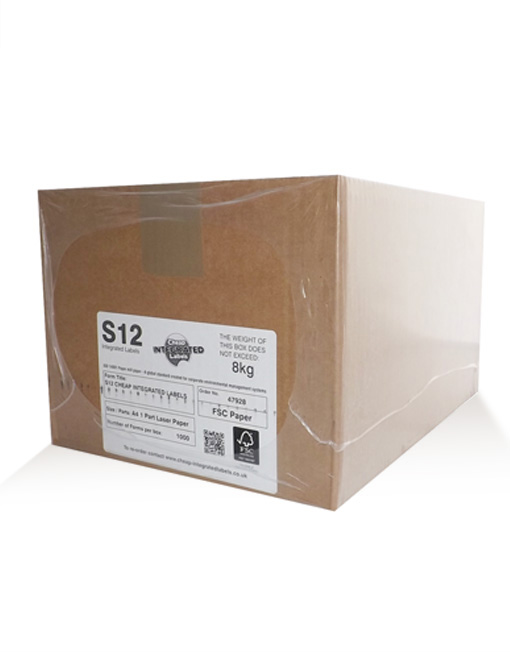 S12 SINGLE INTEGRATED LABELS BOX