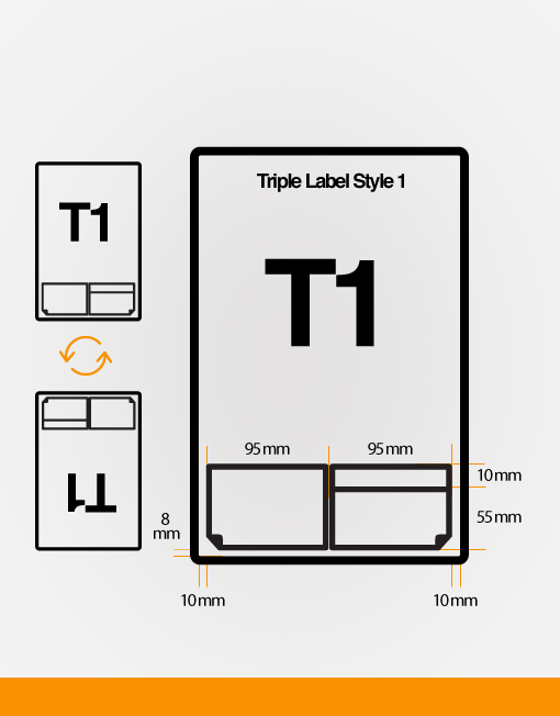 T1 triple integrated labels