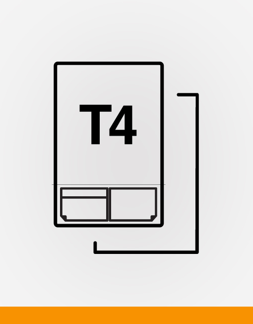 T4 triple integrated labels