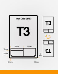 T3 Triple integrated labels dimension