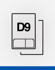 D9 double integrated labels